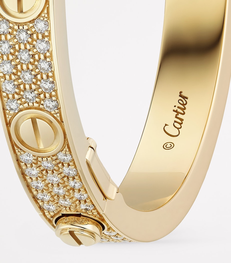 Cartier Yellow Gold and Diamond LOVE Bracelet