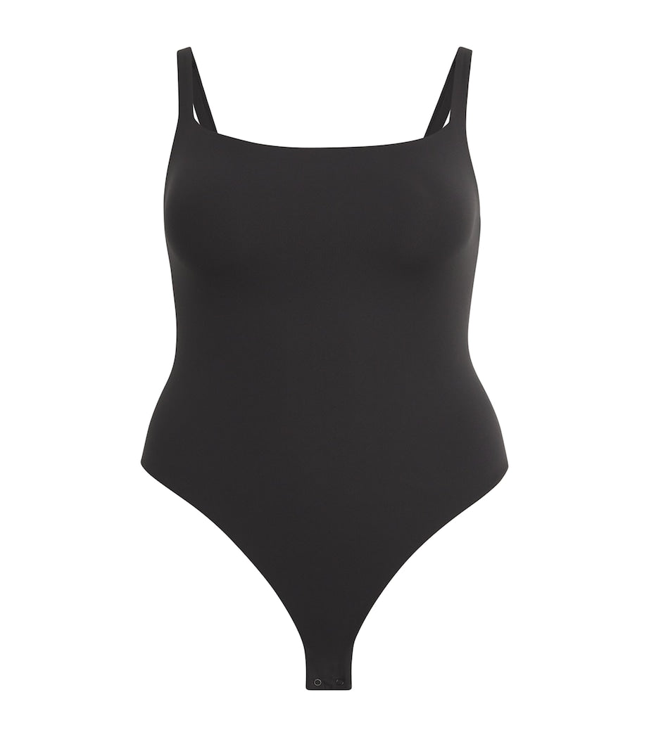 Black Fits Everybody Square-Neck Bodysuit