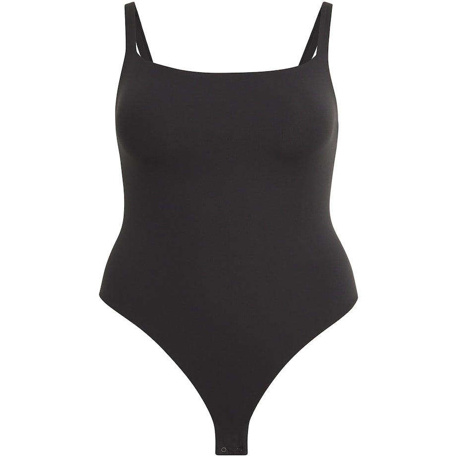 Black Fits Everybody Square-Neck Bodysuit