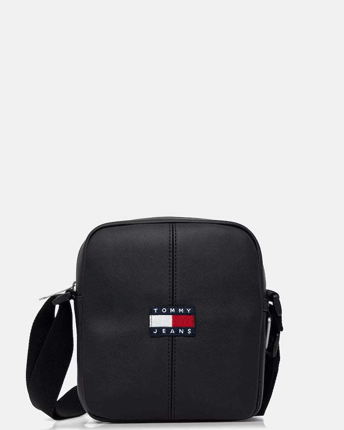 Tommy Jeans Erkek Suni Deri Omuz Çantası