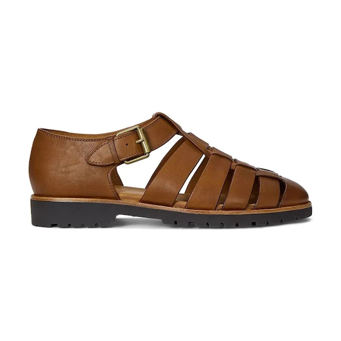 Polo Ralph Lauren Erkek Deri Sandalet Finn Lug