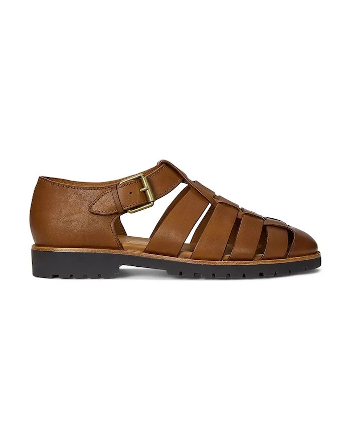 Polo Ralph Lauren Erkek Deri Sandalet Finn Lug