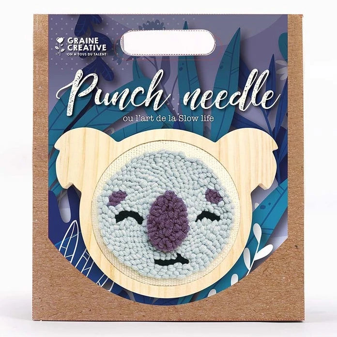 Комплект за бродиране Graine Creative Koala Punch Needle Kit