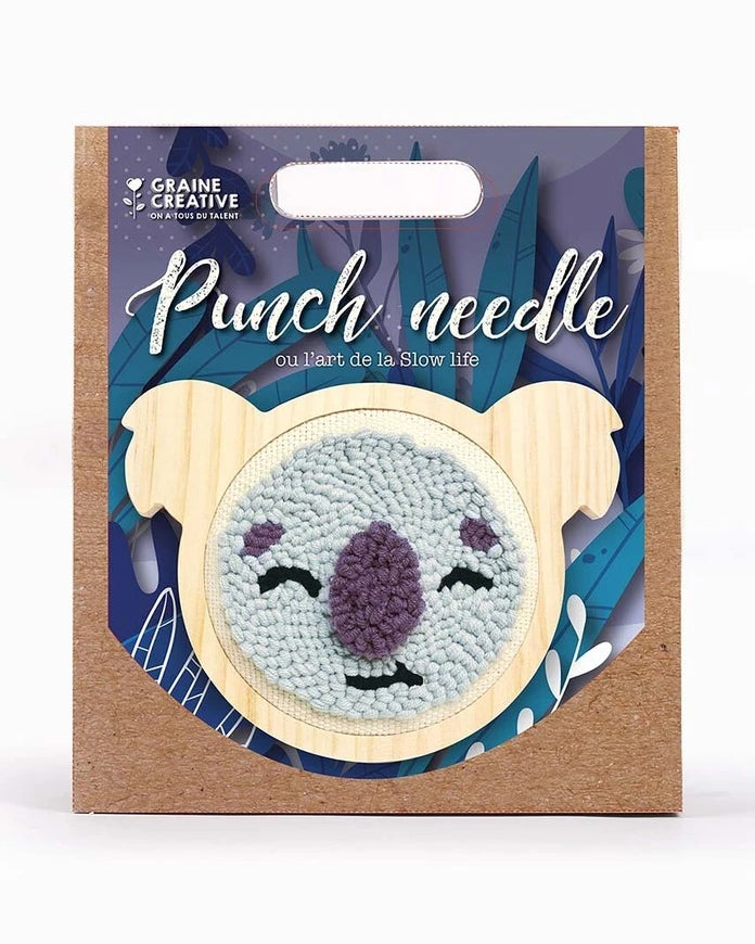 Комплект за бродиране Graine Creative Koala Punch Needle Kit