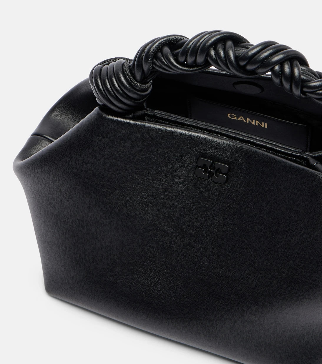 Ganni - Bou Small leather tote bag