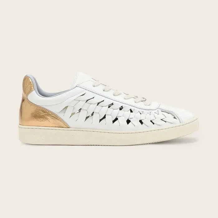 AllSaints Velma Woven Sneaker маратонки дамски от кожа
