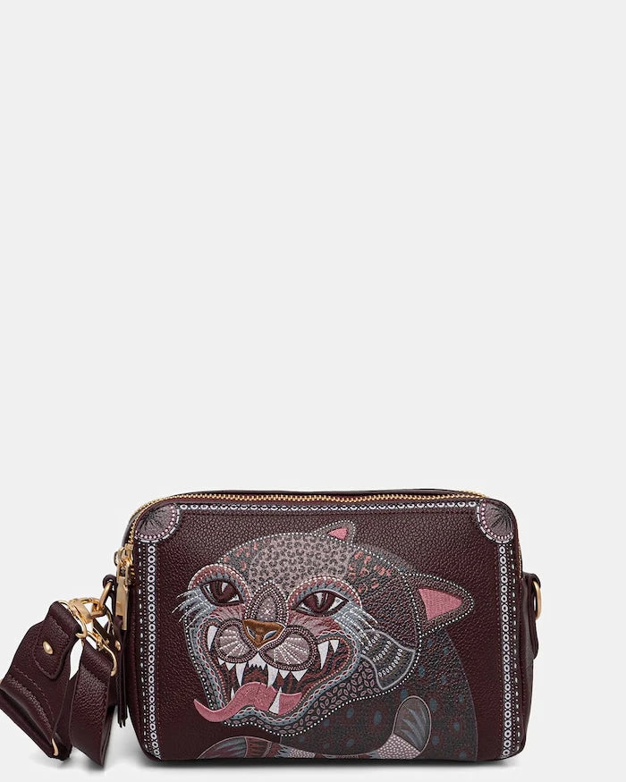 Medicine suni deri crossbody kadın çantası