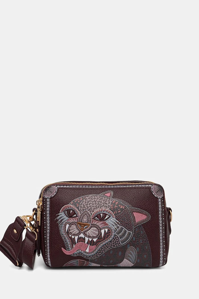 Medicine suni deri crossbody kadın çantası