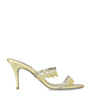René Caovilla Satin Chandelier Heeled Mules 80