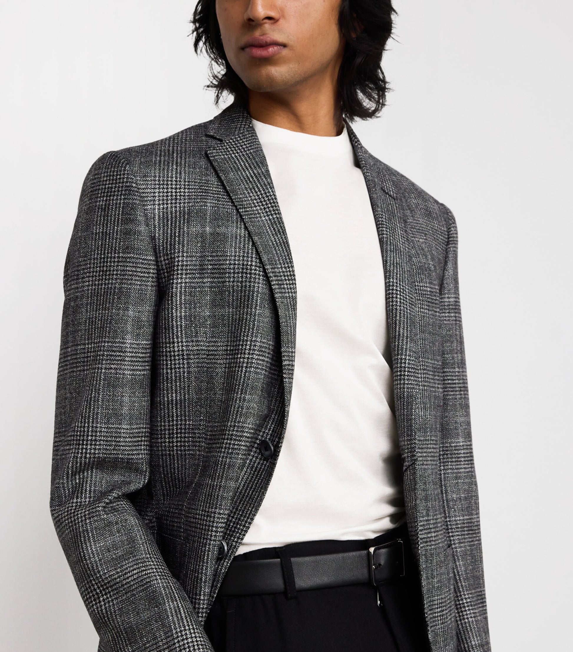 Double-Layered Crew-Neck T-Shirt