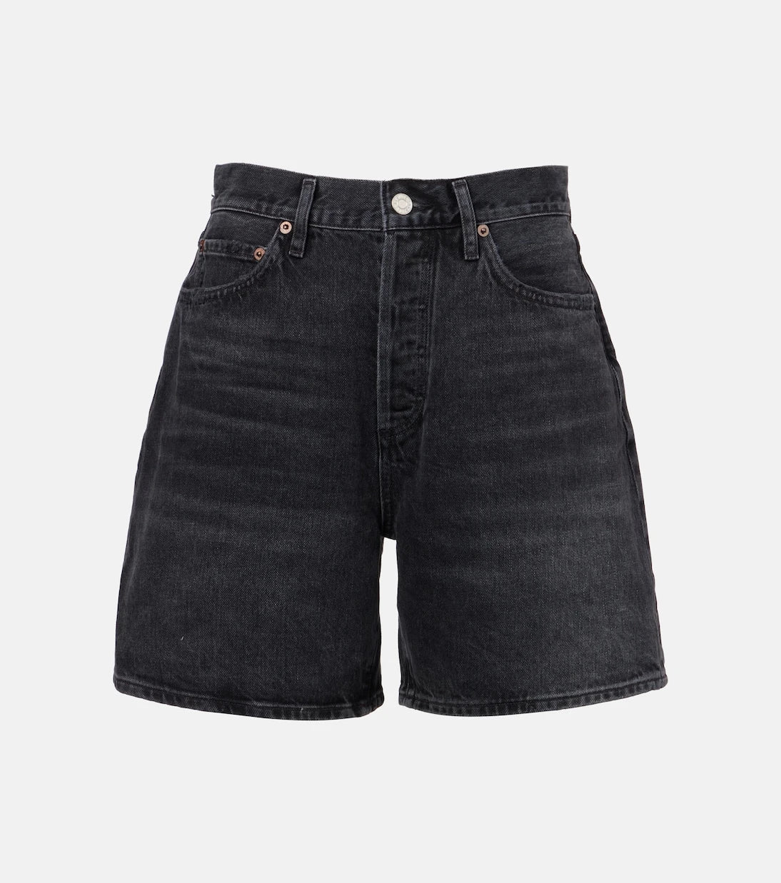 Agolde - Dame high-rise denim shorts