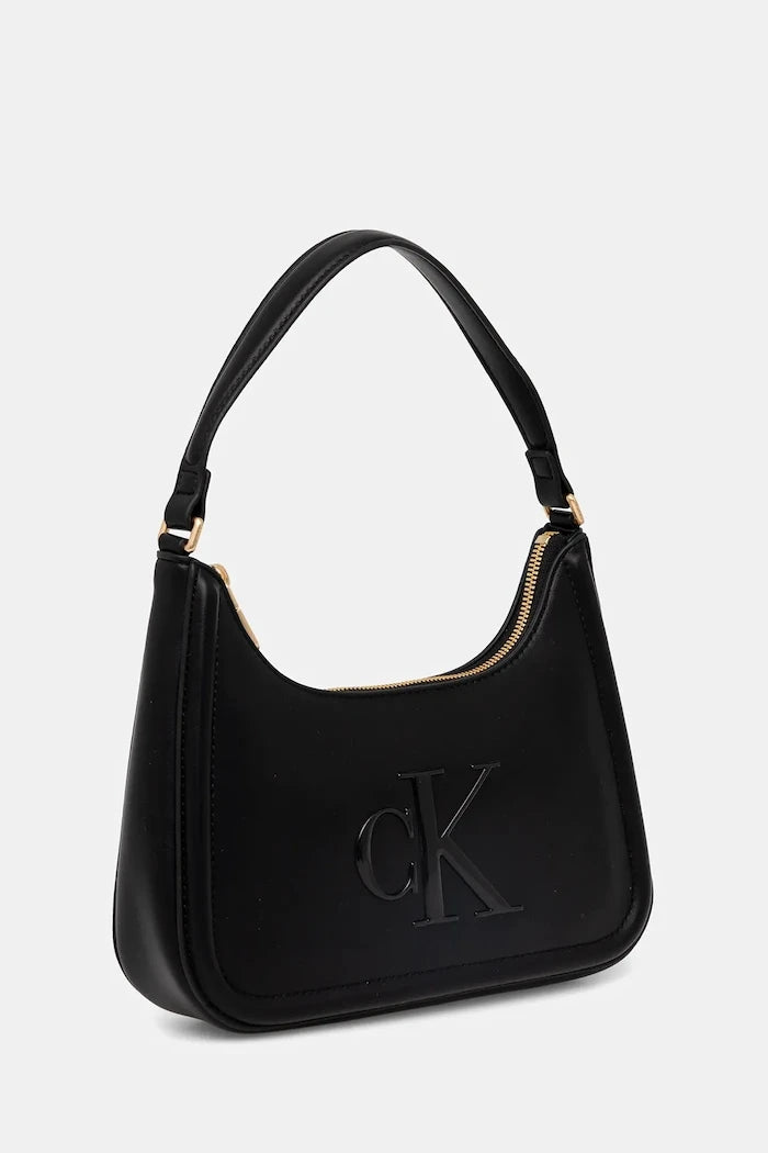 Calvin Klein чанта тип багета дамска от имитация на кожа