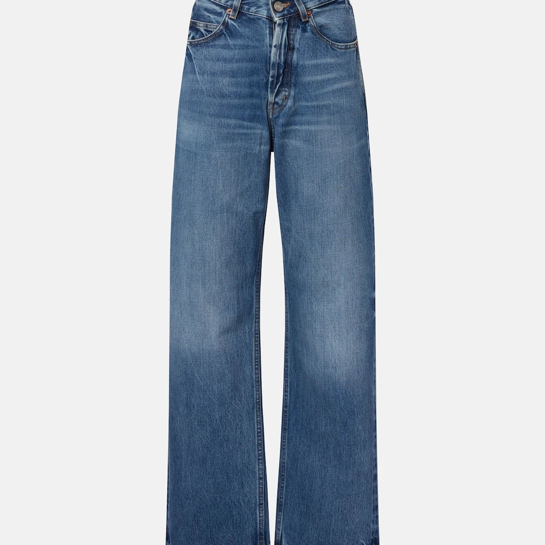Saint Laurent - V-Waist wide-leg jeans
