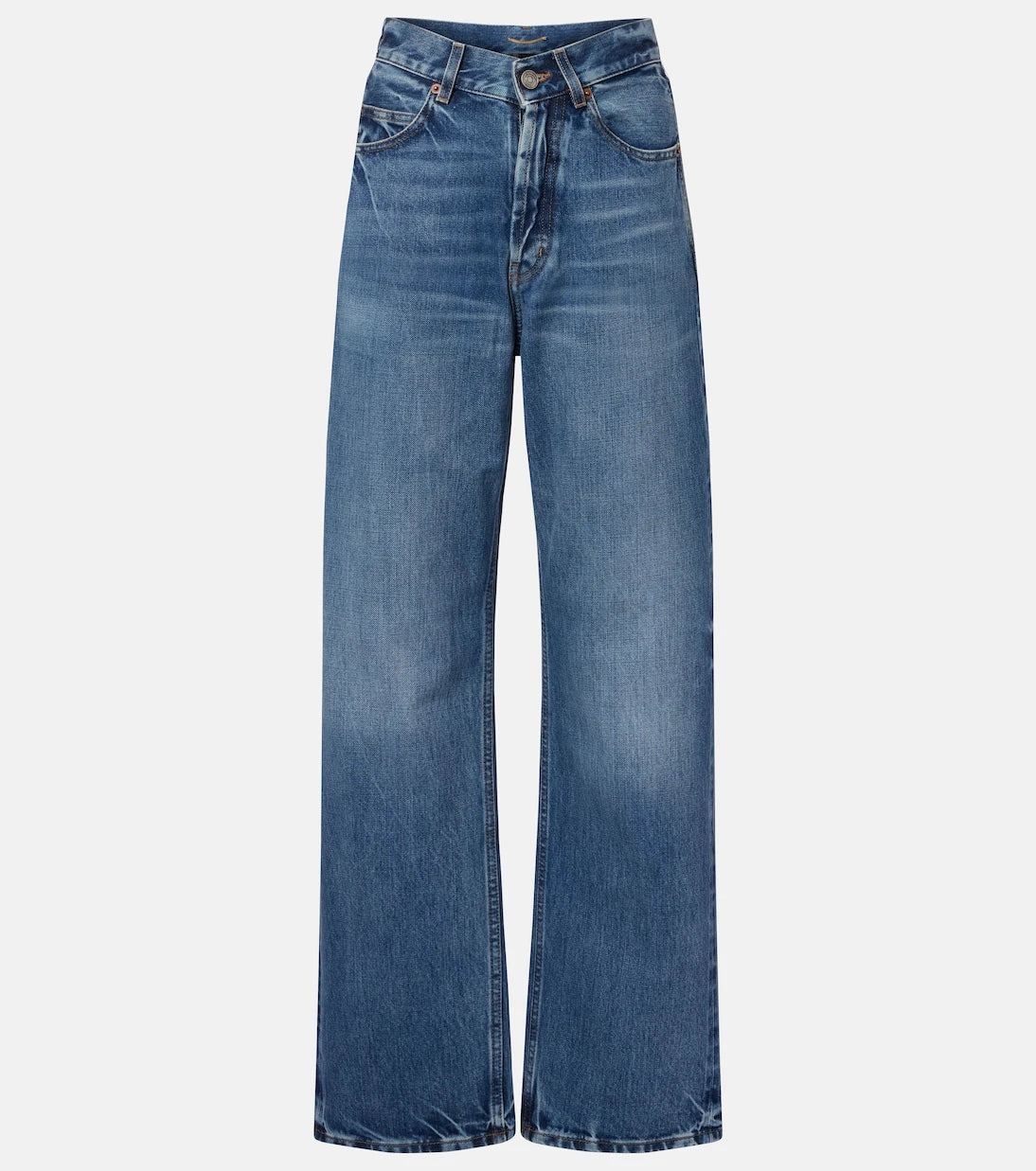 Saint Laurent - V-Waist wide-leg jeans