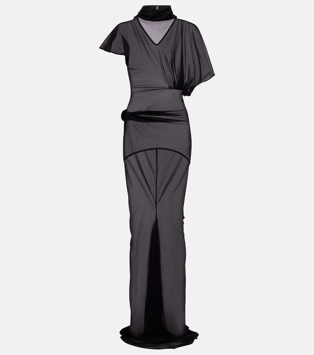 Rick Owens - Lilith sheer organza jersey gown