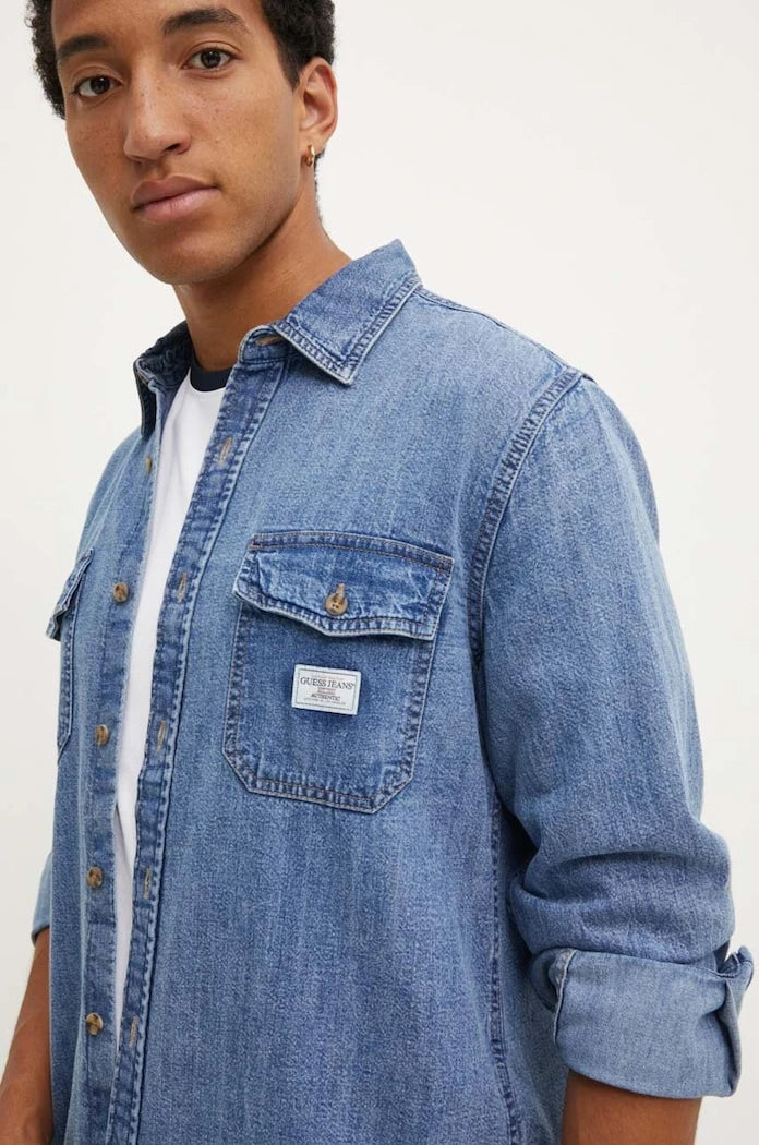 Дънкова риза Guess Jeans