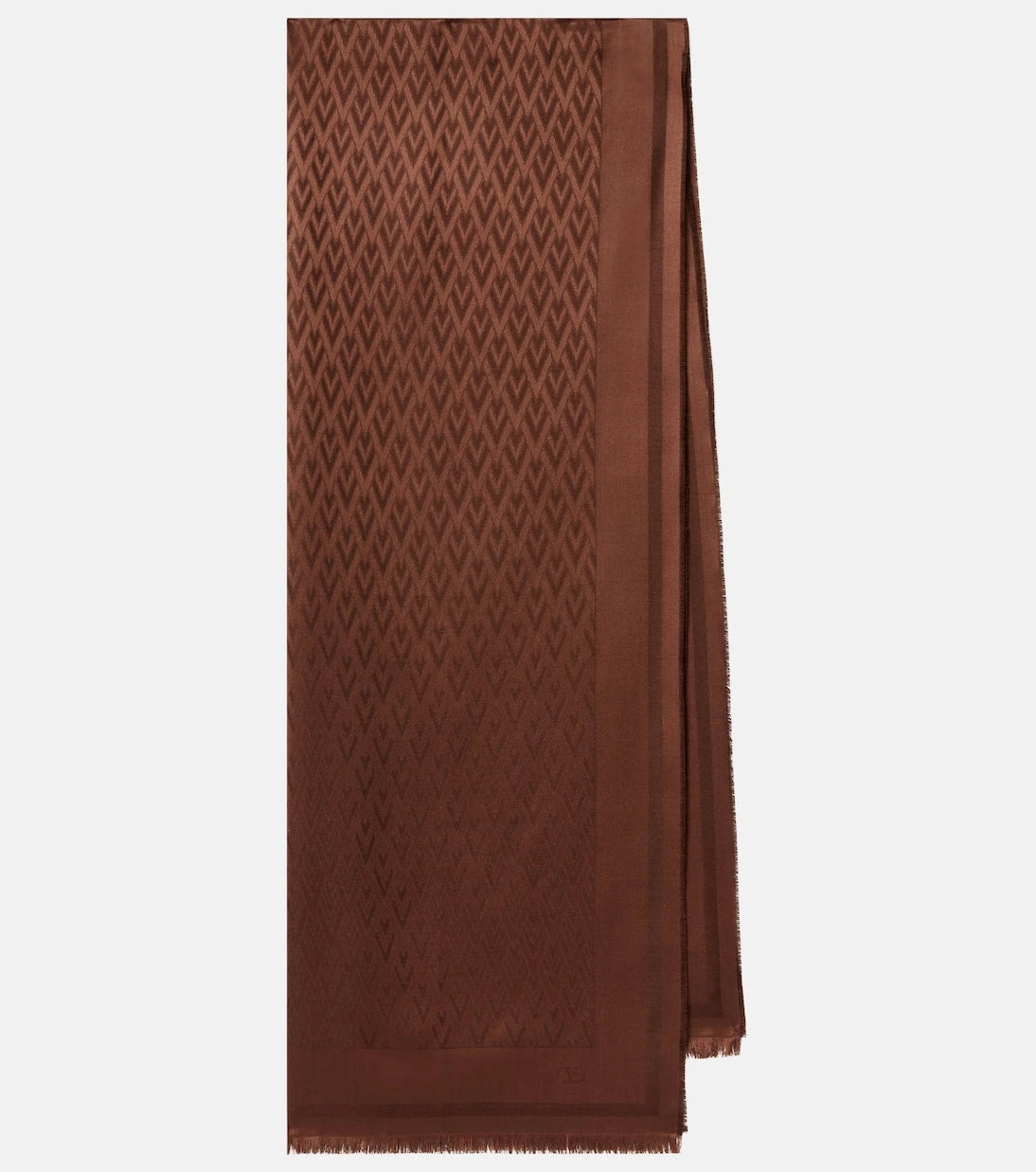 Valentino - Toute la V silk and wool scarf