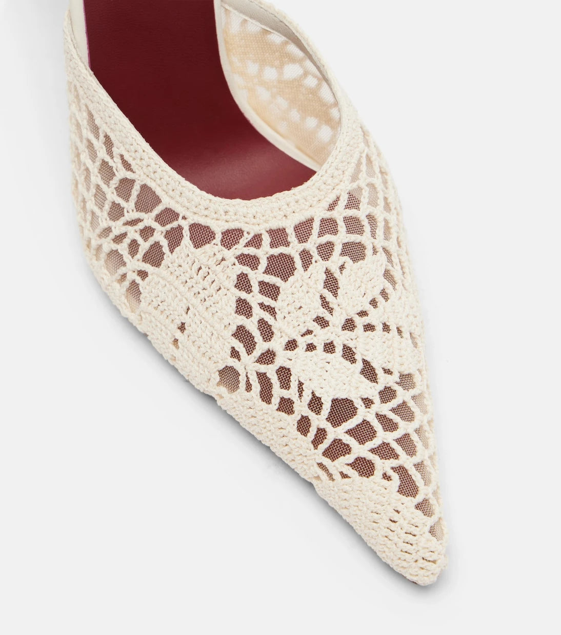 Magda Butrym - Crochet and leather mules