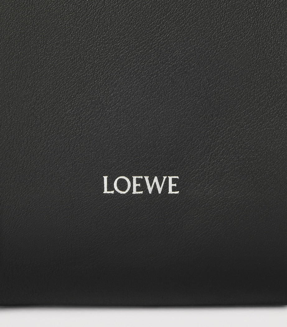 LOEWE Leather Hammock Flip Tote Bag