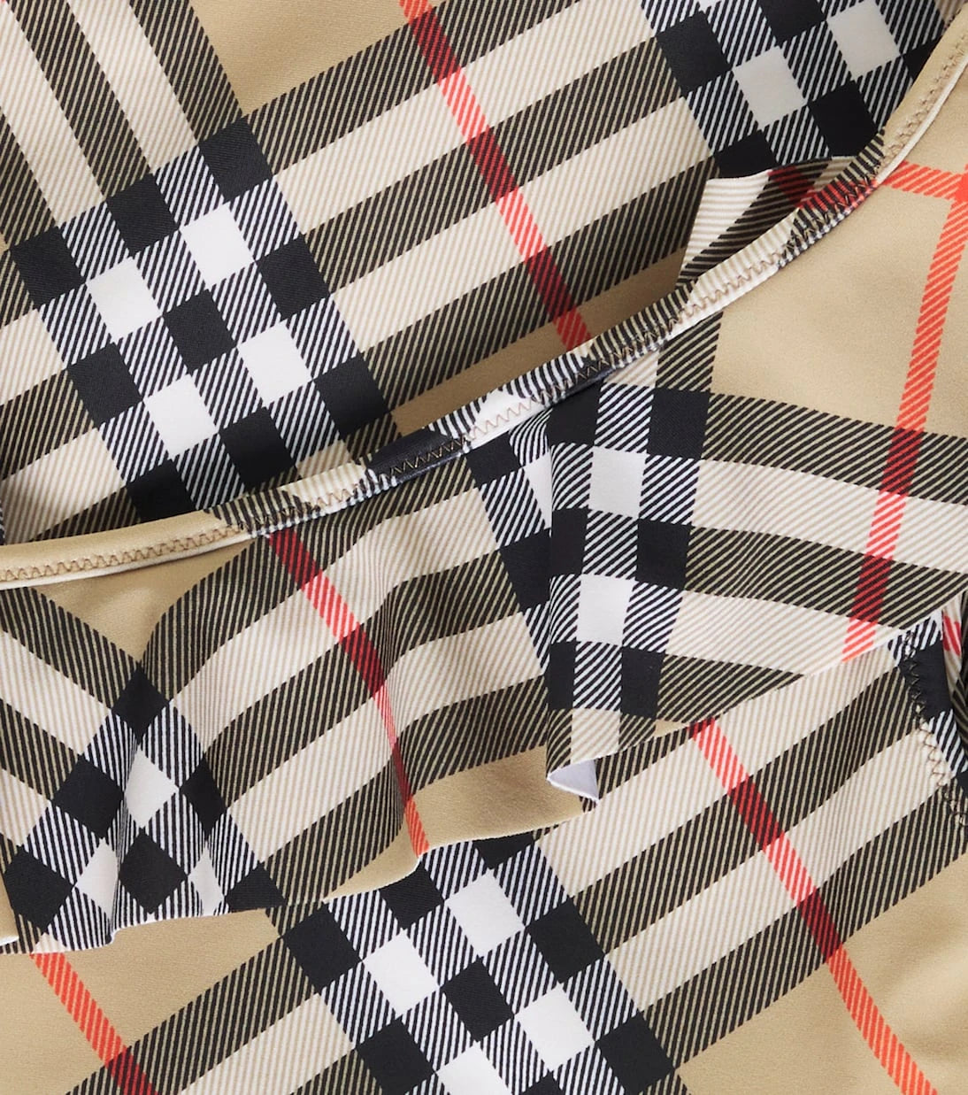 Burberry Kids - مايوه بنقشة كاروهات من بربري