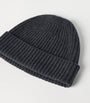 Cashmere Rib Knit Beanie