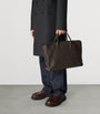 Large Grained Leather Interview Briefcase