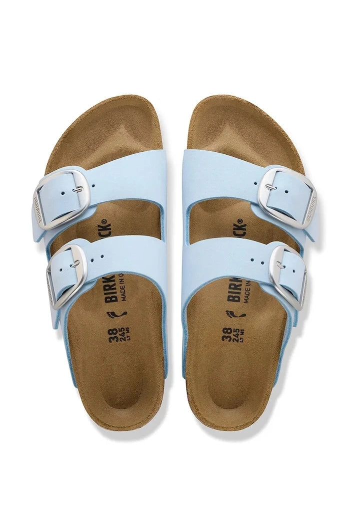 Birkenstock чехли дамски от кожа Arizona Big Buckle