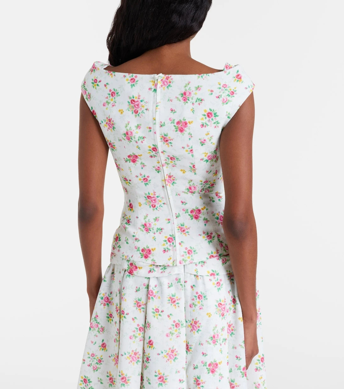 Shushu/Tong - Bow-detail floral top