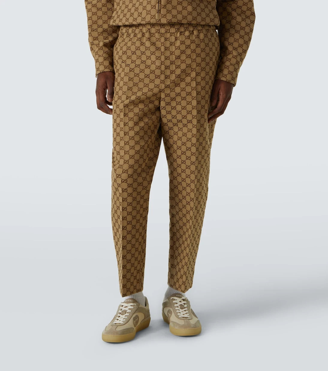 Gucci - GG Supreme cotton-blend pants