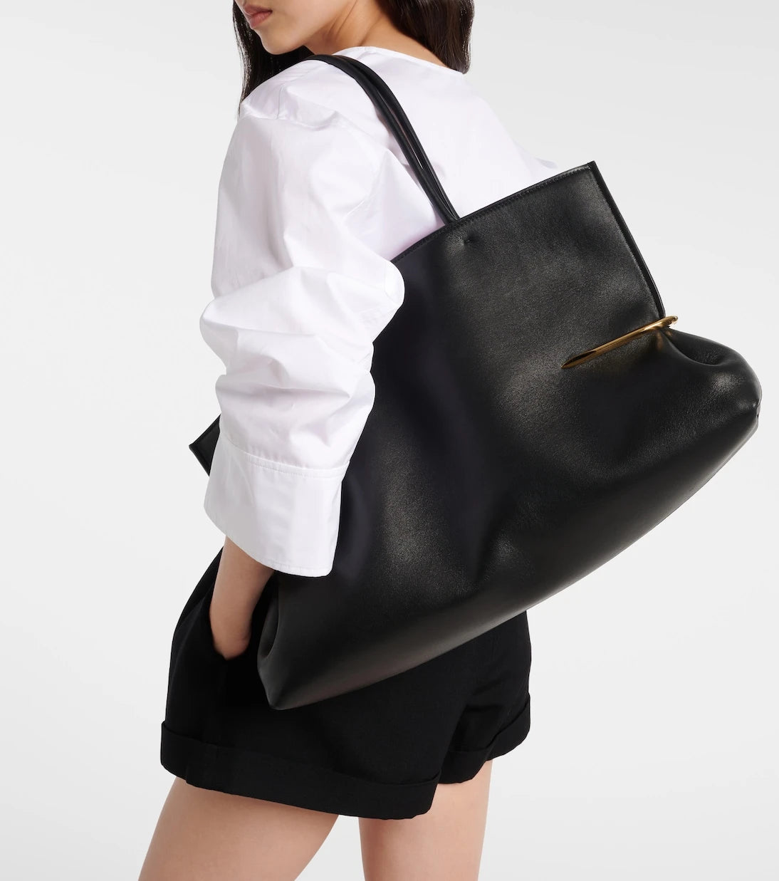 Givenchy - Pinch Squeezed Horizontal leather tote bag