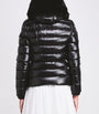 Black Down Quilted Badyf Jacket