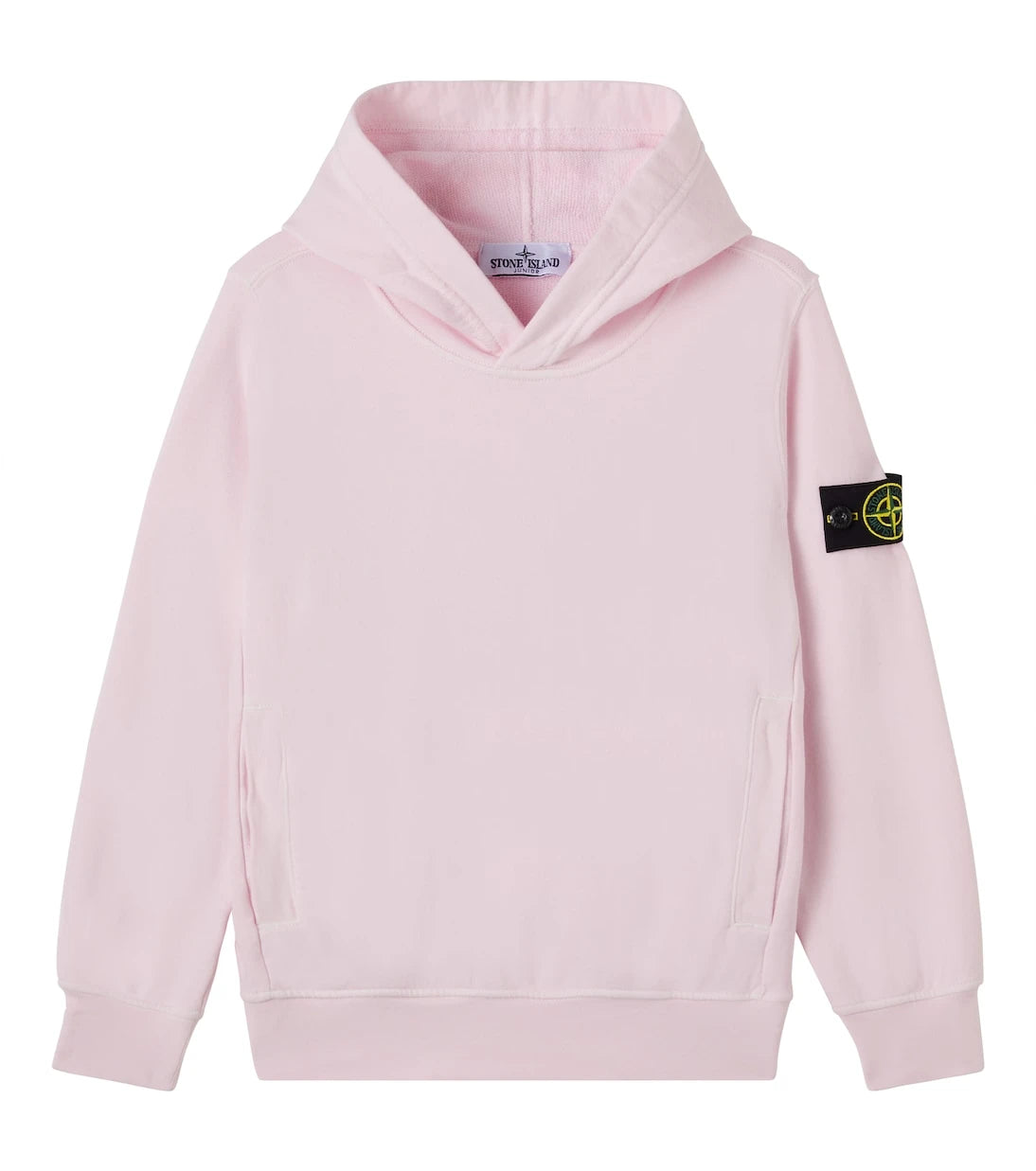 Stone Island Junior - Compass cotton jersey hoodie