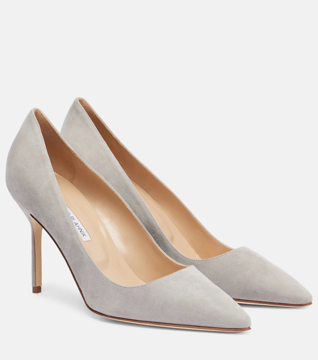 Manolo Blahnik - BB 90 suede pumps