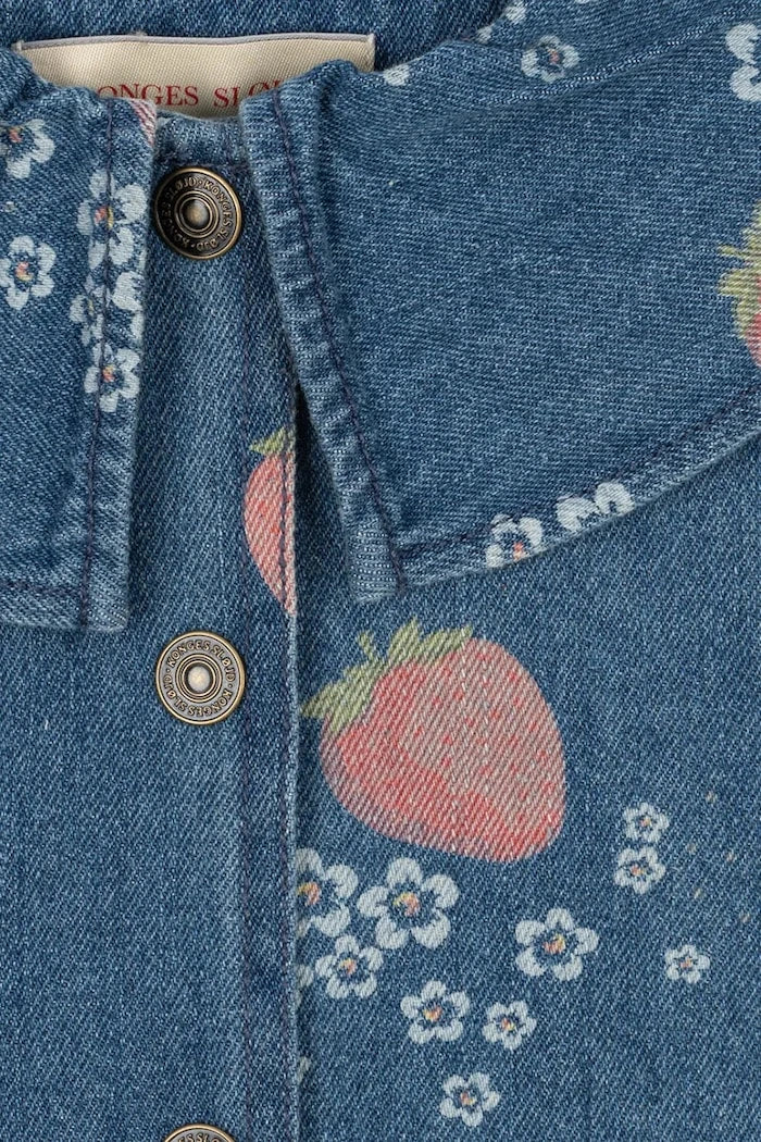 Детско дънково яке Konges Sløjd MAGOT COLLAR JACKET GOTS