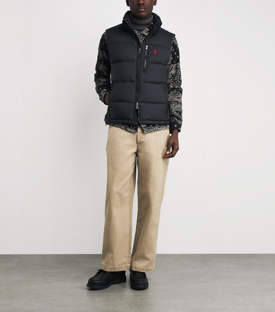 Polo Ralph Lauren Black Down-Filled Gorham Gilet