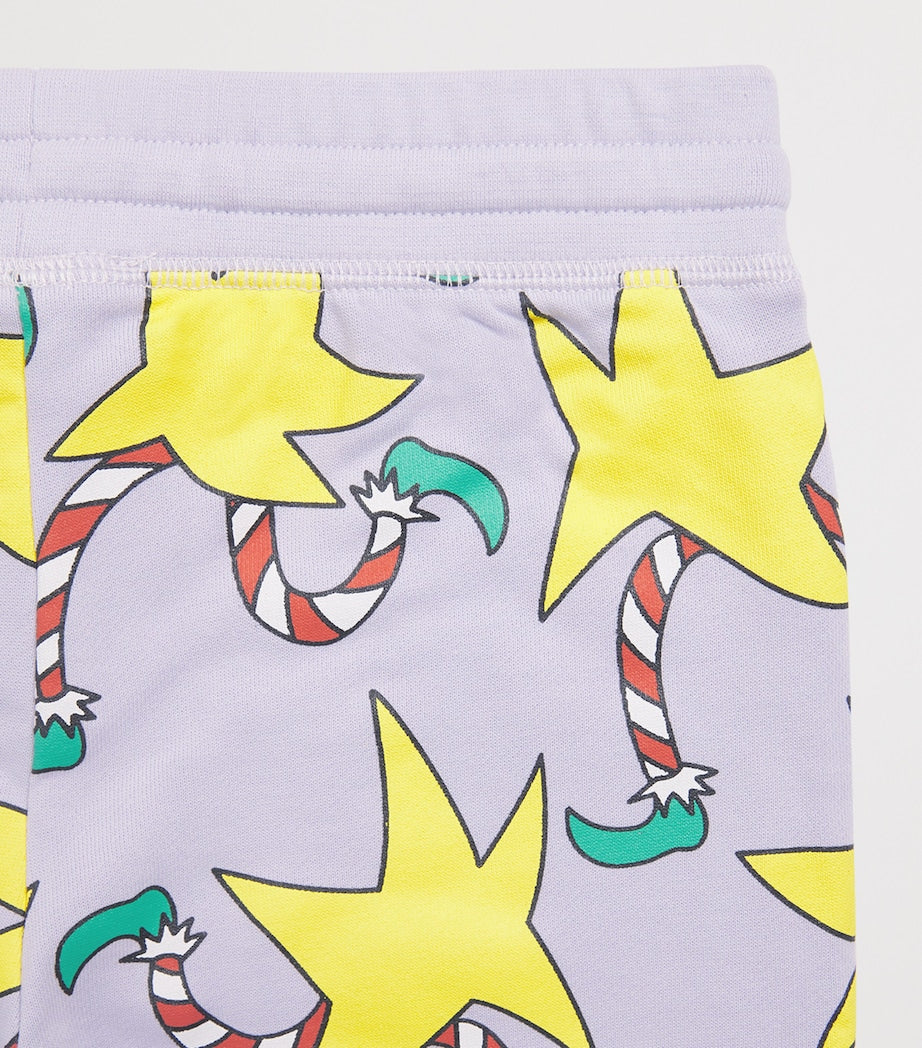 Organic Cotton Star Print Sweatpants (3-14 Years)