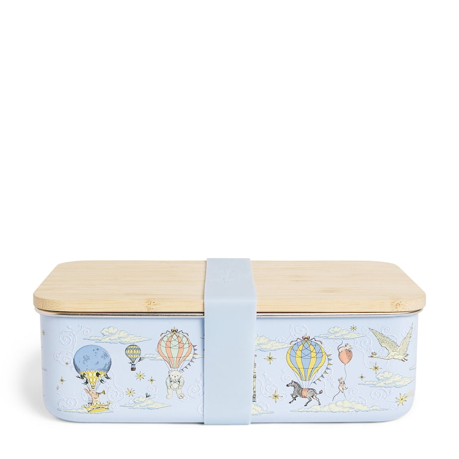 Metal Icons Lunch Box BLUE