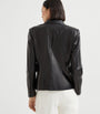 Brunello Cucinelli Black Nappa Leather Blazer