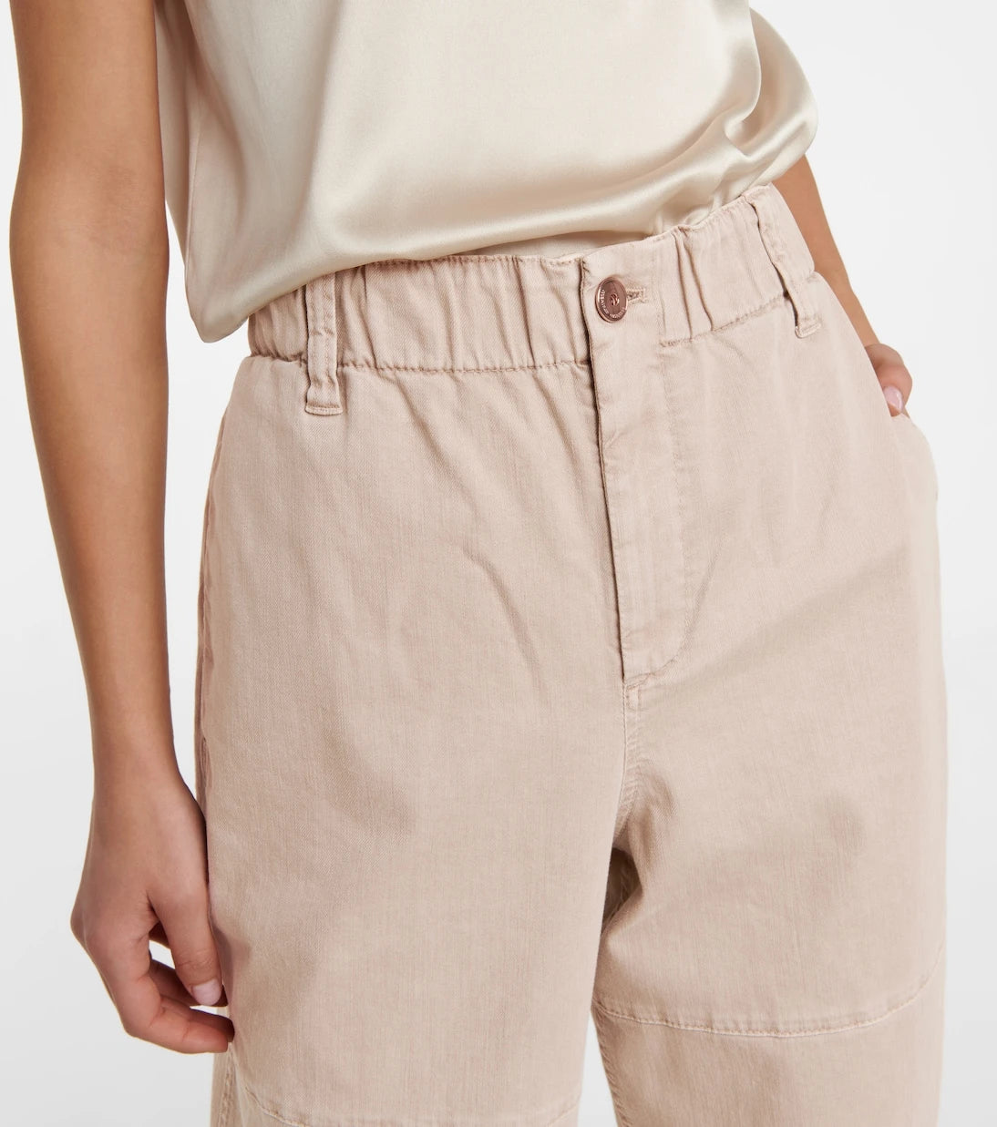 Brunello Cucinelli - High-rise wide-leg pants