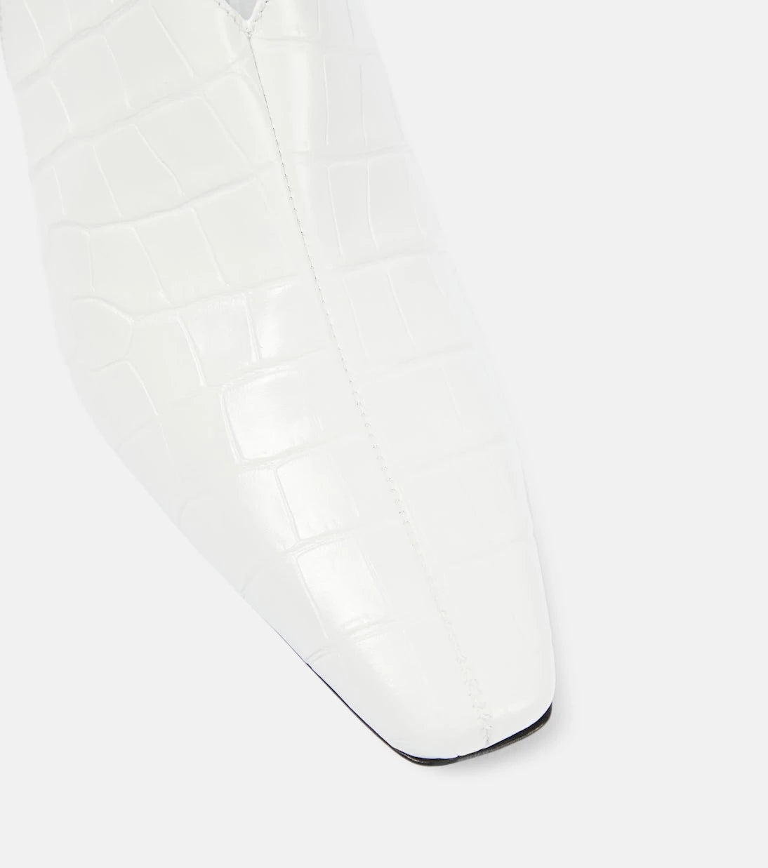 Toteme - The Croco Slim leather slingback pumps