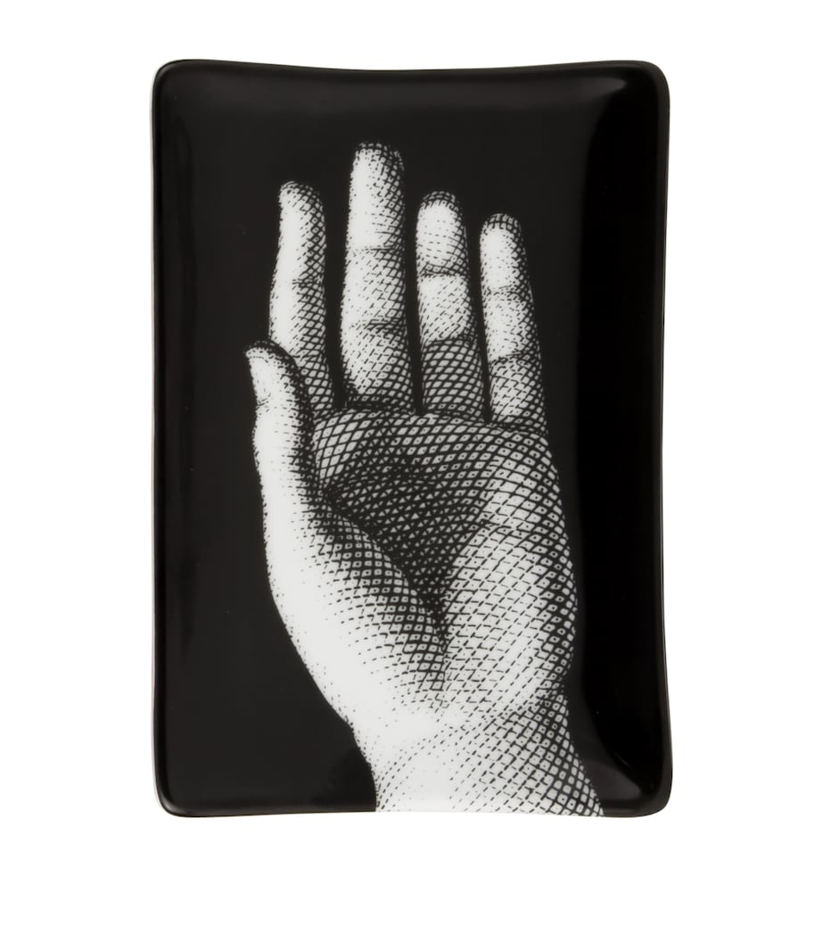 Fornasetti Rectangular Porcelain Ashtray