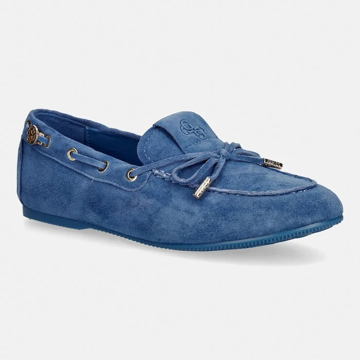 Велурени мокасини Guess AISHA