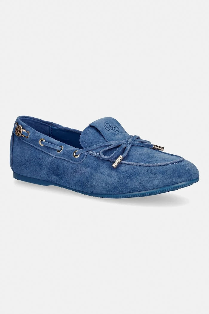 Велурени мокасини Guess AISHA