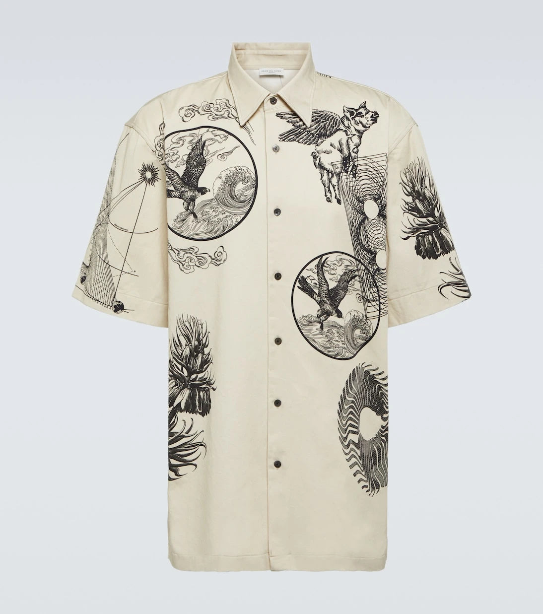 Dries Van Noten - Cassidye printed cotton poplin shirt