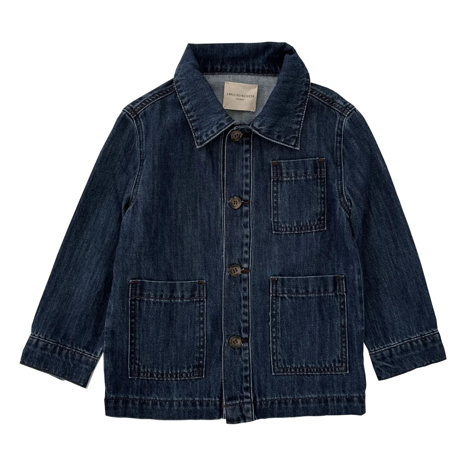 Longlivethequeen - Denim Jacket Pockets | Denim brut