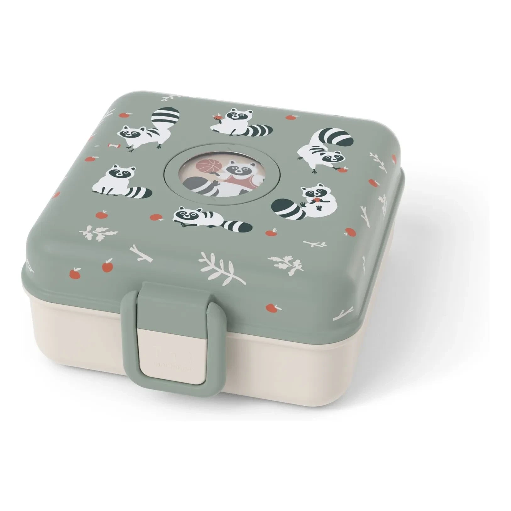 Monbento - Lunch box Snacky Raccoon | Green