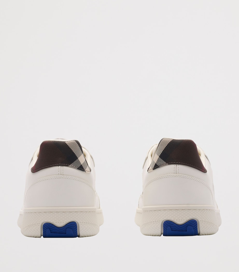 Leather Check Terrace Sneakers