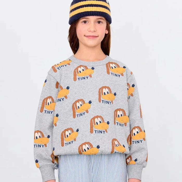 Детски памучен суичър Tinycottons DOGS SWEATSHIRT