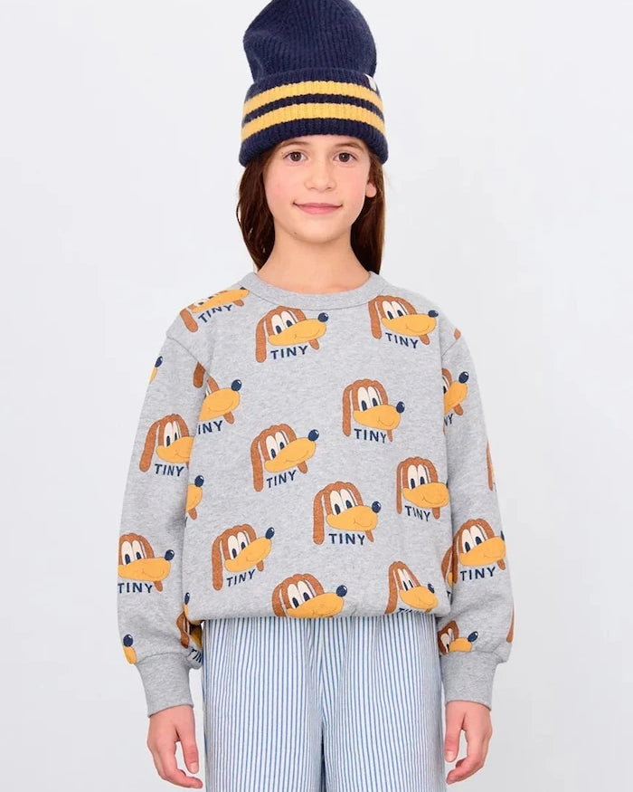Детски памучен суичър Tinycottons DOGS SWEATSHIRT