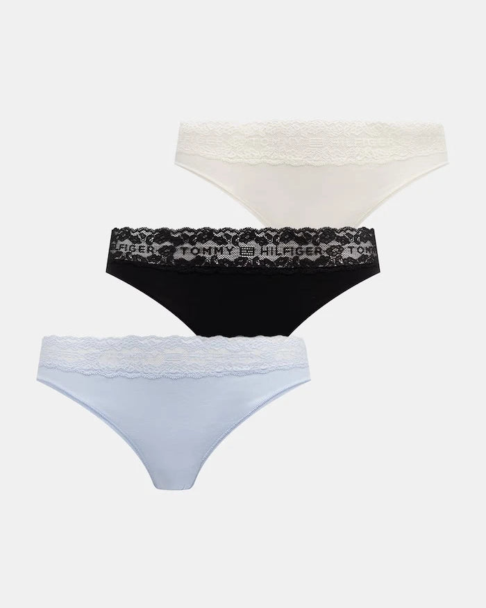 Tommy Hilfiger Pamuk ve Elastan Kadın Bikini 3’lü